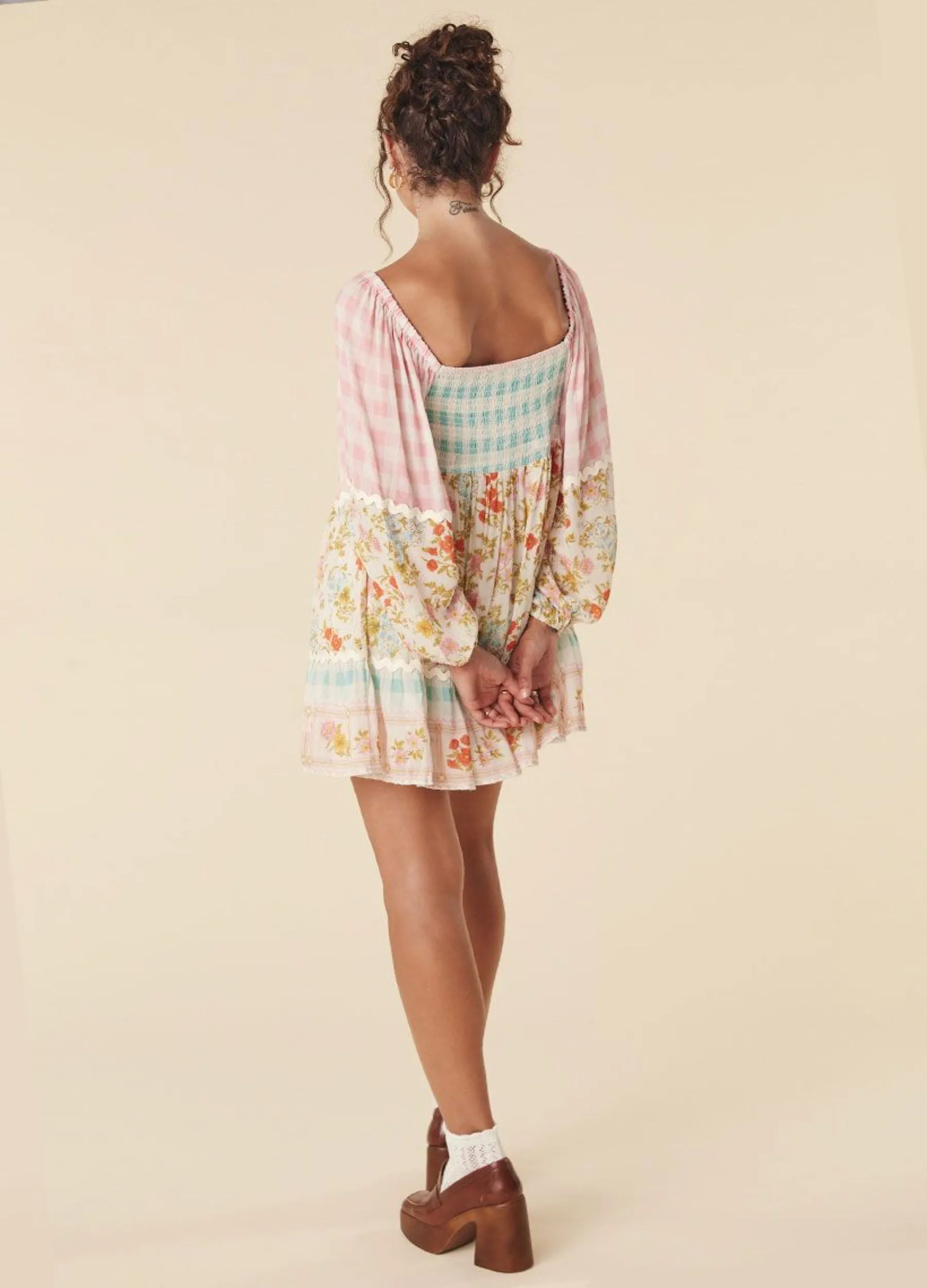 Spell - Flora Tunic Dress - Pastel