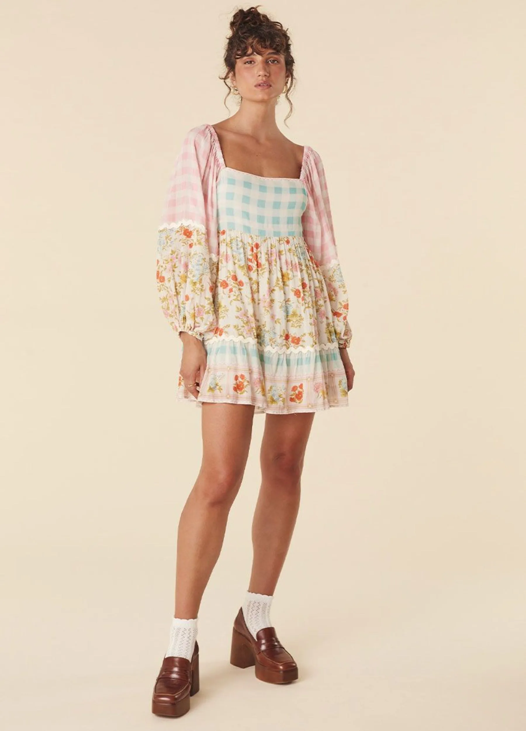 Spell - Flora Tunic Dress - Pastel