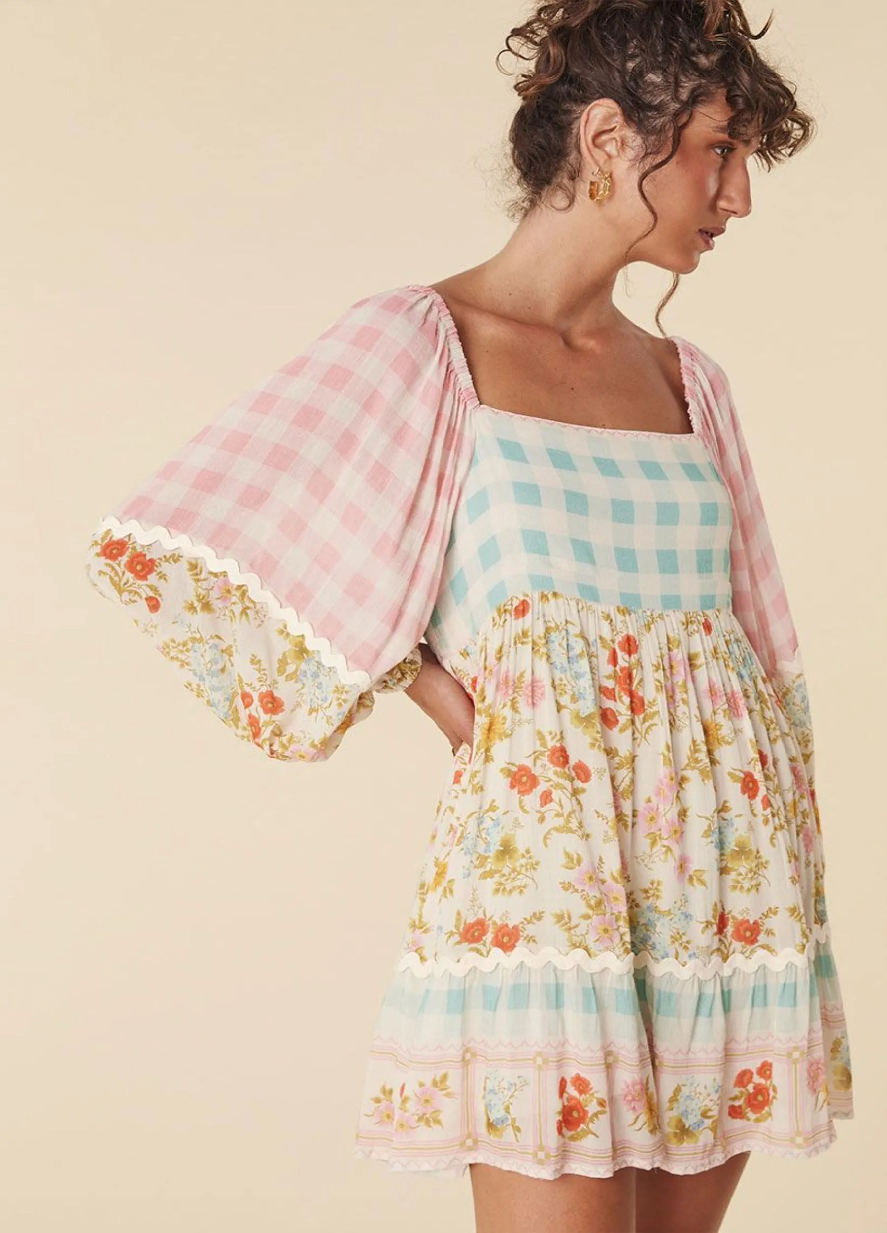 Spell - Flora Tunic Dress - Pastel