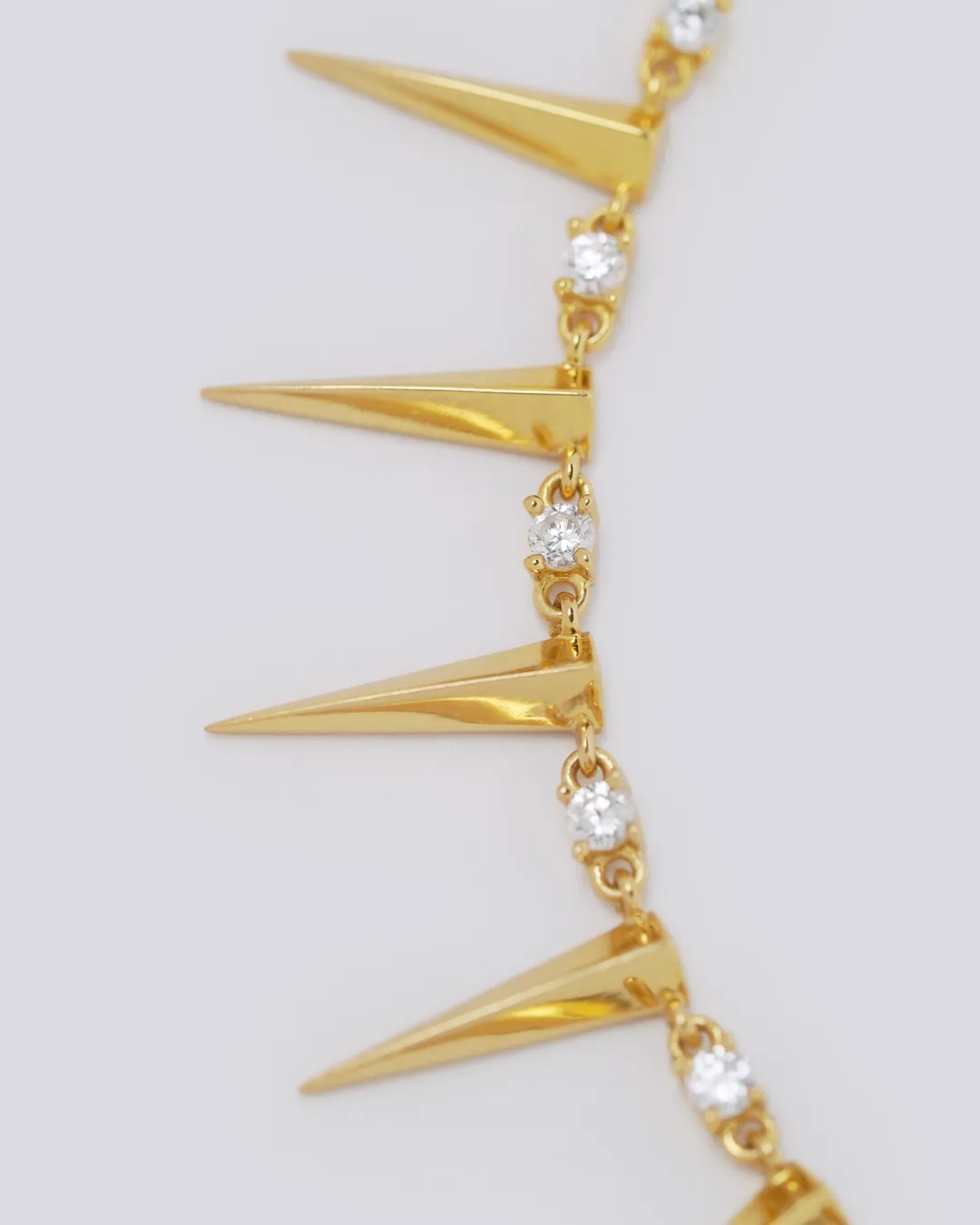 Spike Gold Necklace