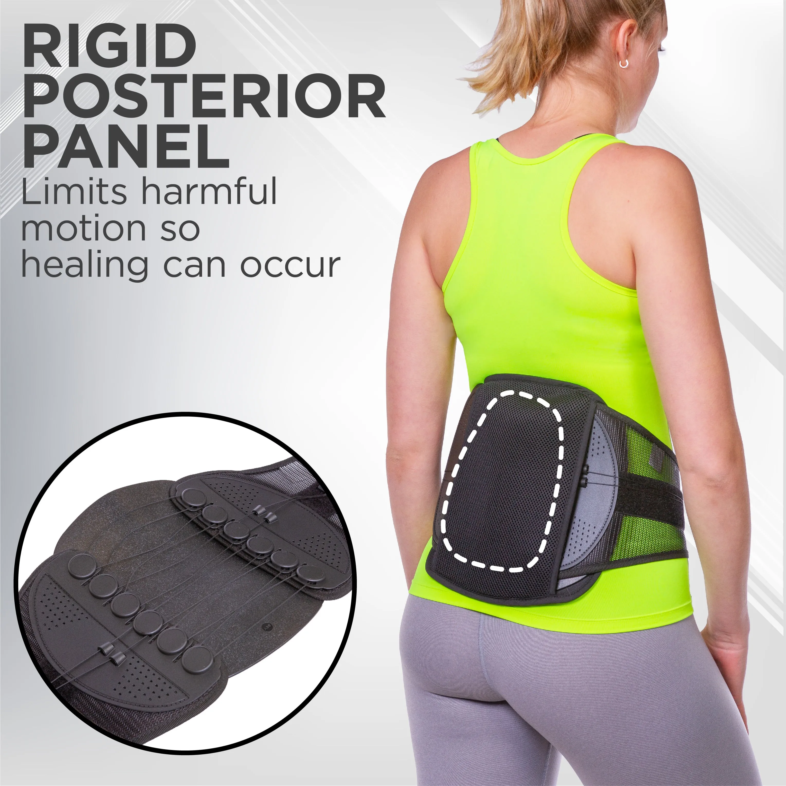 Spondylolysis & Spondylolisthesis Back Brace Stabilizer | Pars Defect & Anterolisthesis Treatment Corset Belt