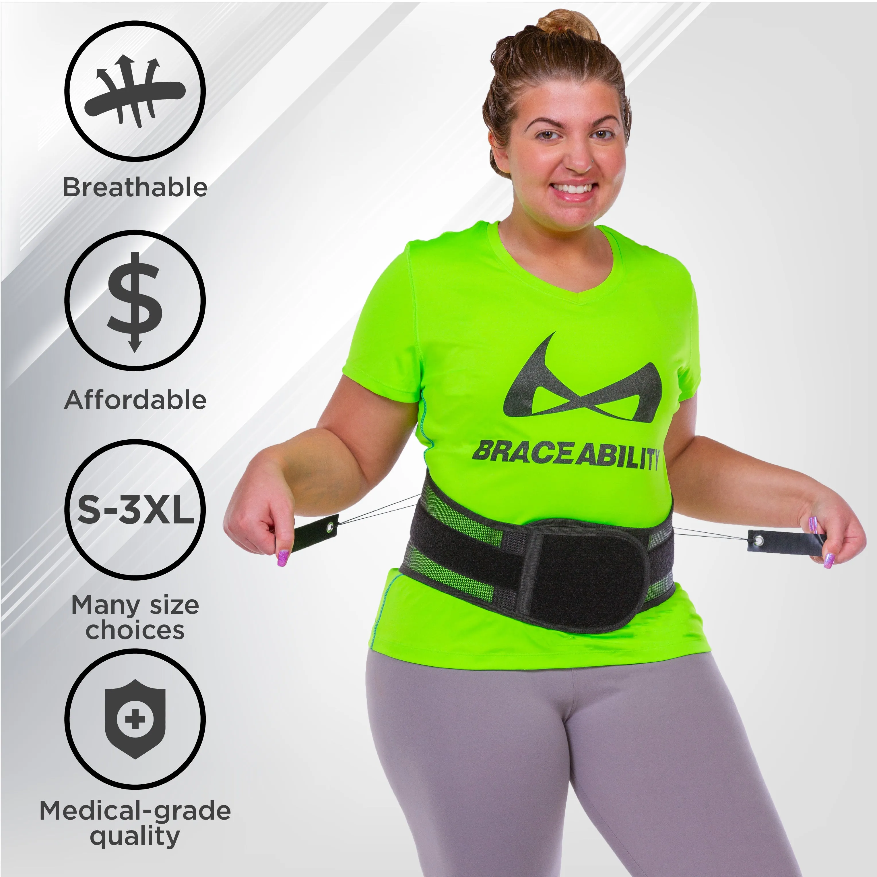 Spondylolysis & Spondylolisthesis Back Brace Stabilizer | Pars Defect & Anterolisthesis Treatment Corset Belt