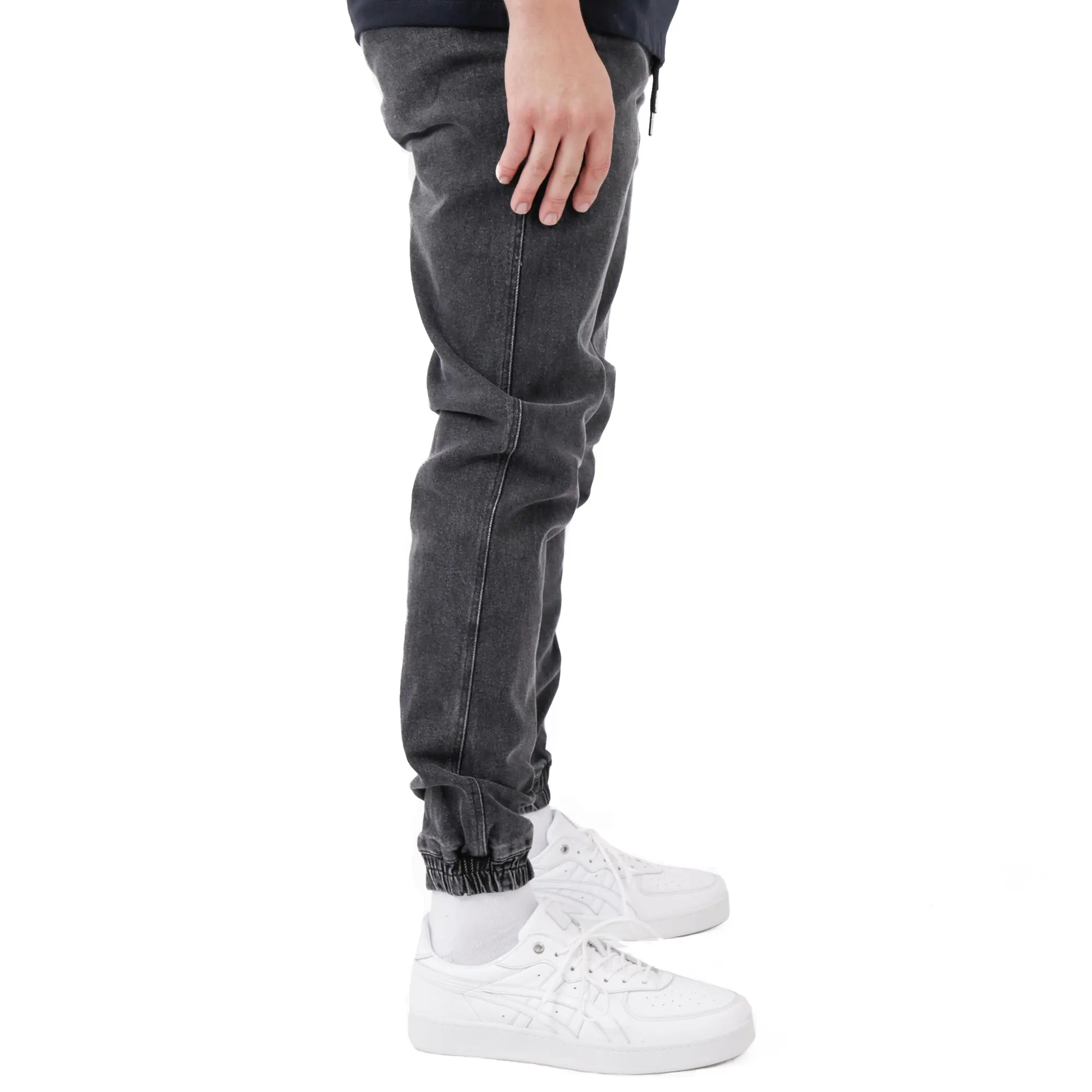 Sprinter Denim Jogger - Black