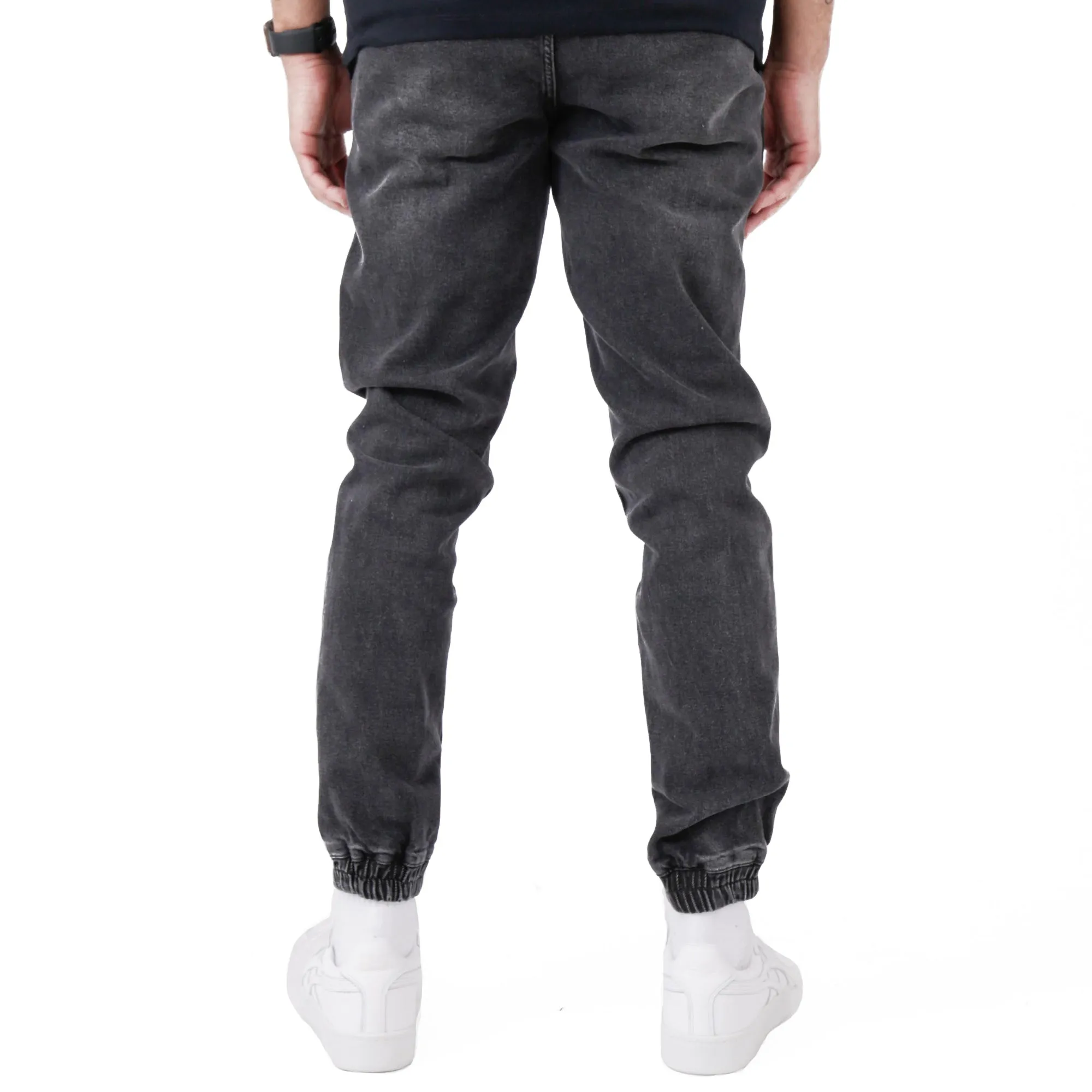 Sprinter Denim Jogger - Black