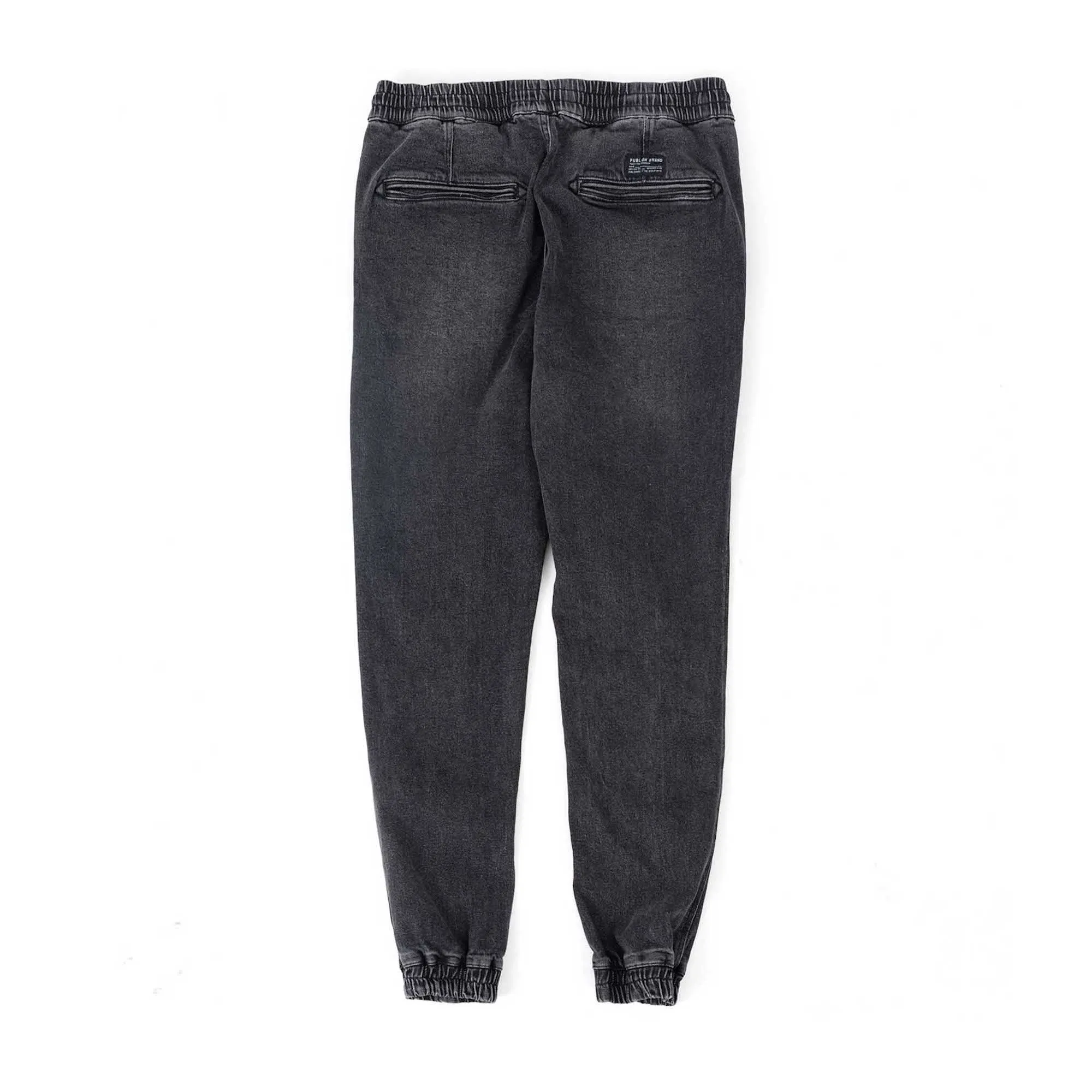 Sprinter Denim Jogger - Black