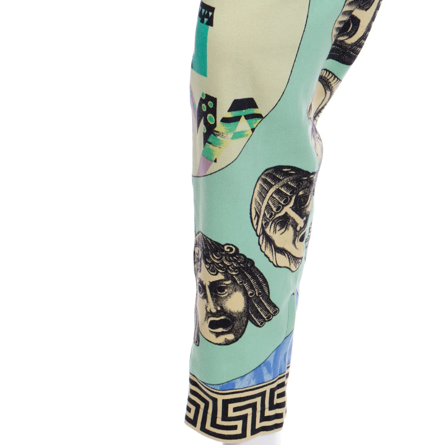 S/S 1991 Gianni Versace Couture Rare Andy Warhol Print Pants