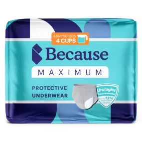 Starter Pack of Premium Plus Maximum Underwear for Men