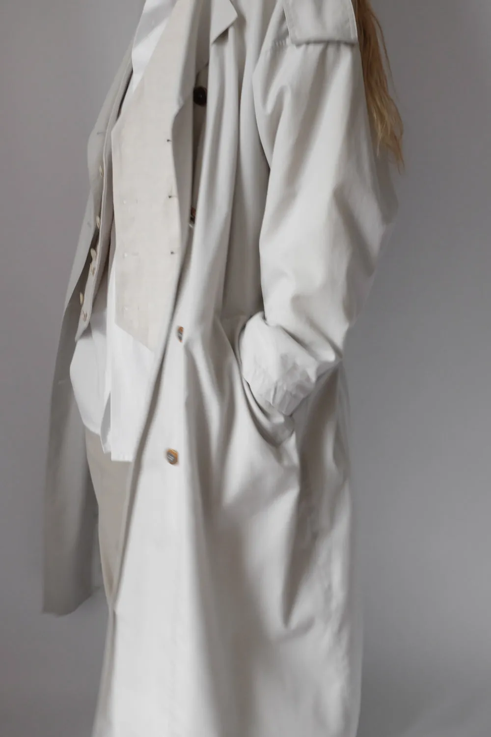 STONE CLASSIC VINTAGE TRENCH COAT