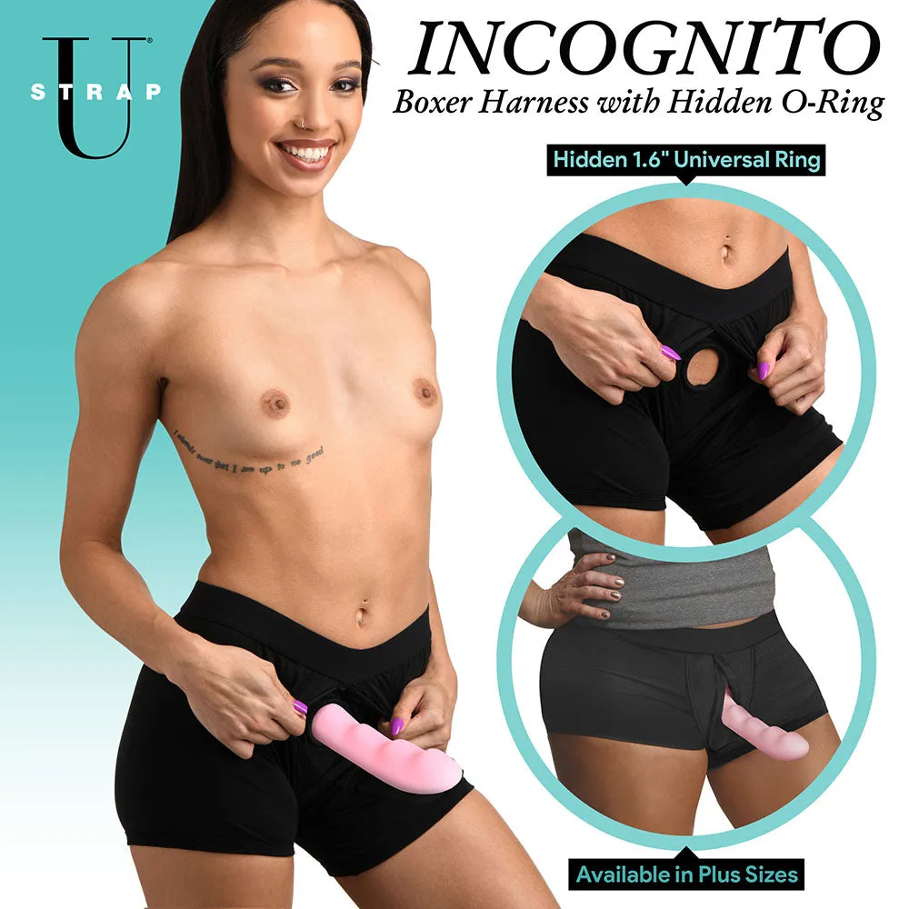 Strap U Incognito Boxer Harness with Hidden O-Ring 3XL