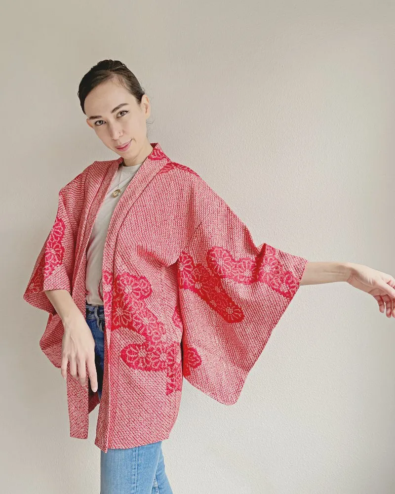 Sunday Vibes Shibori Haori Kimono Jacket