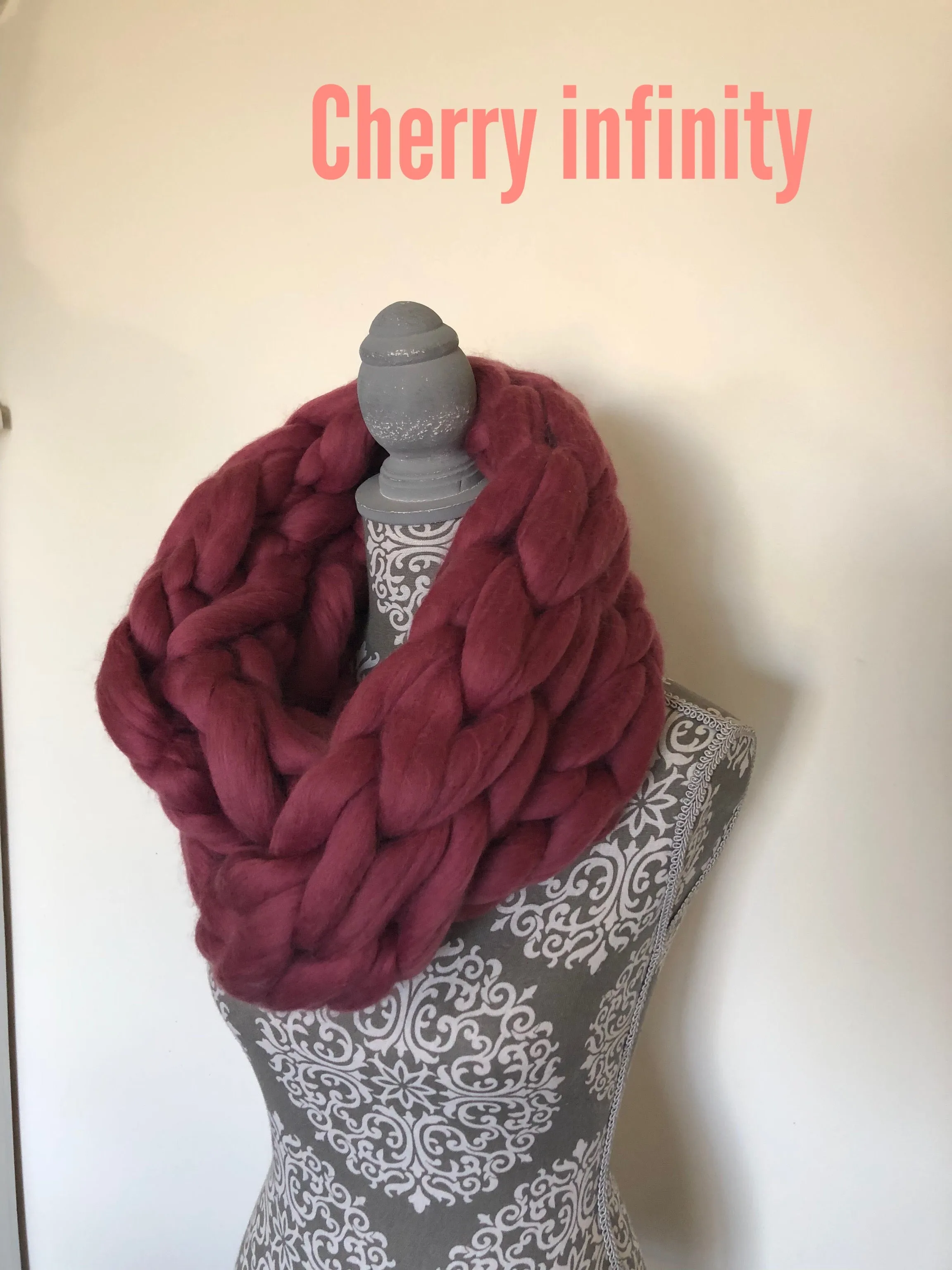 Super chunky infinity scarf