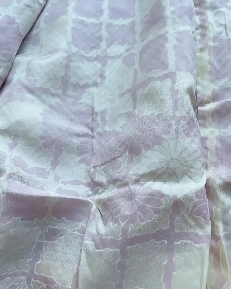 Sweat Lavender Shibori Haori Kimono Jacket