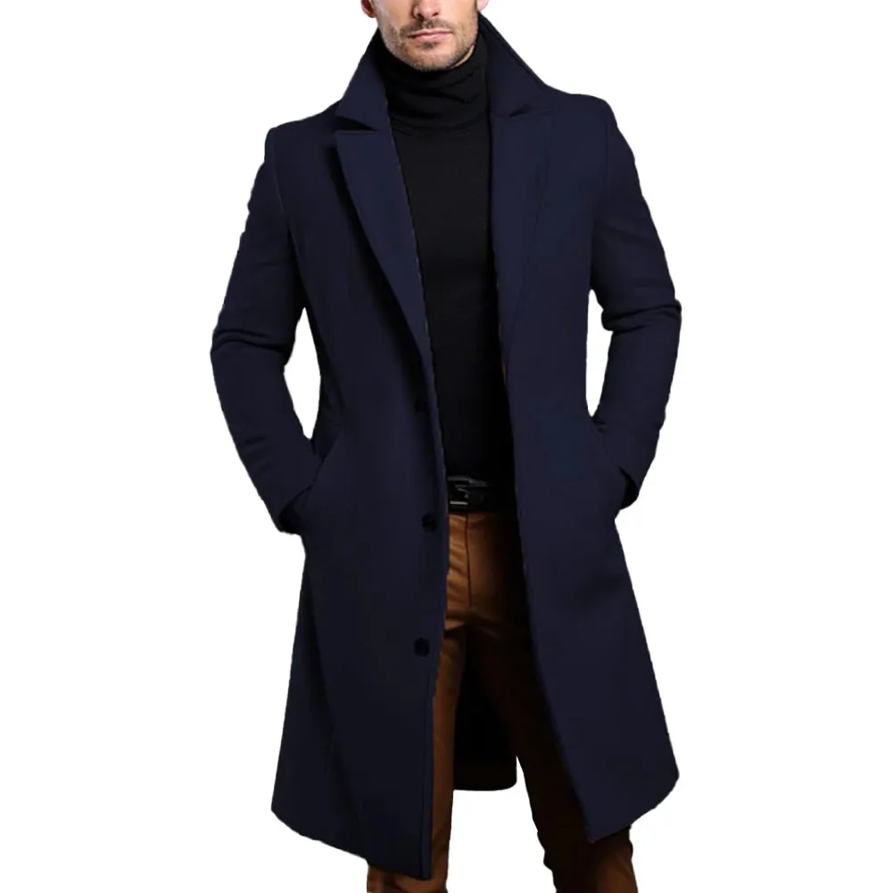 Tailored Woolen Trench Coat - Fern and Oak