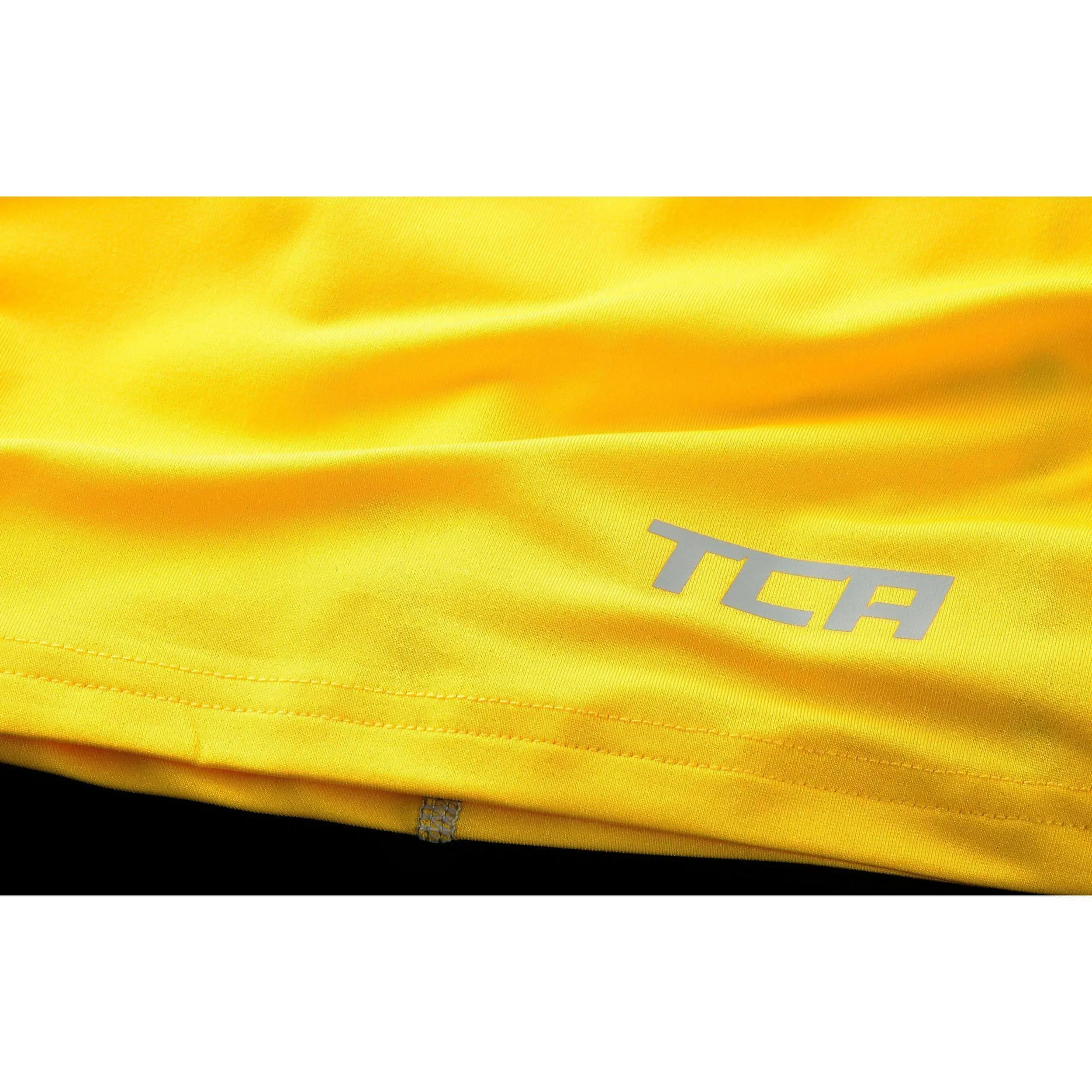 TCA Pro Performance Womens Short Sleeve Baselayer Running Top - Yellow