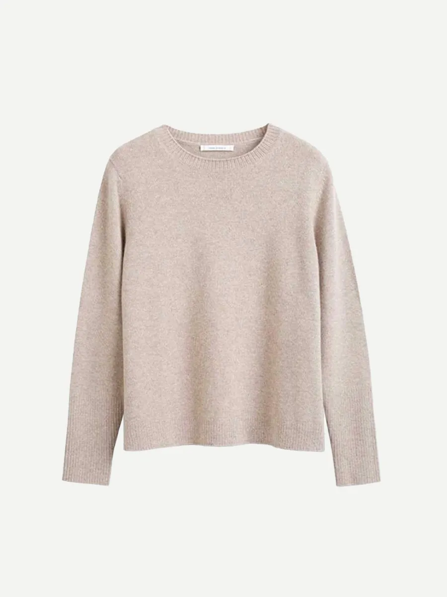 The Boxy Jumper in Oatmeal