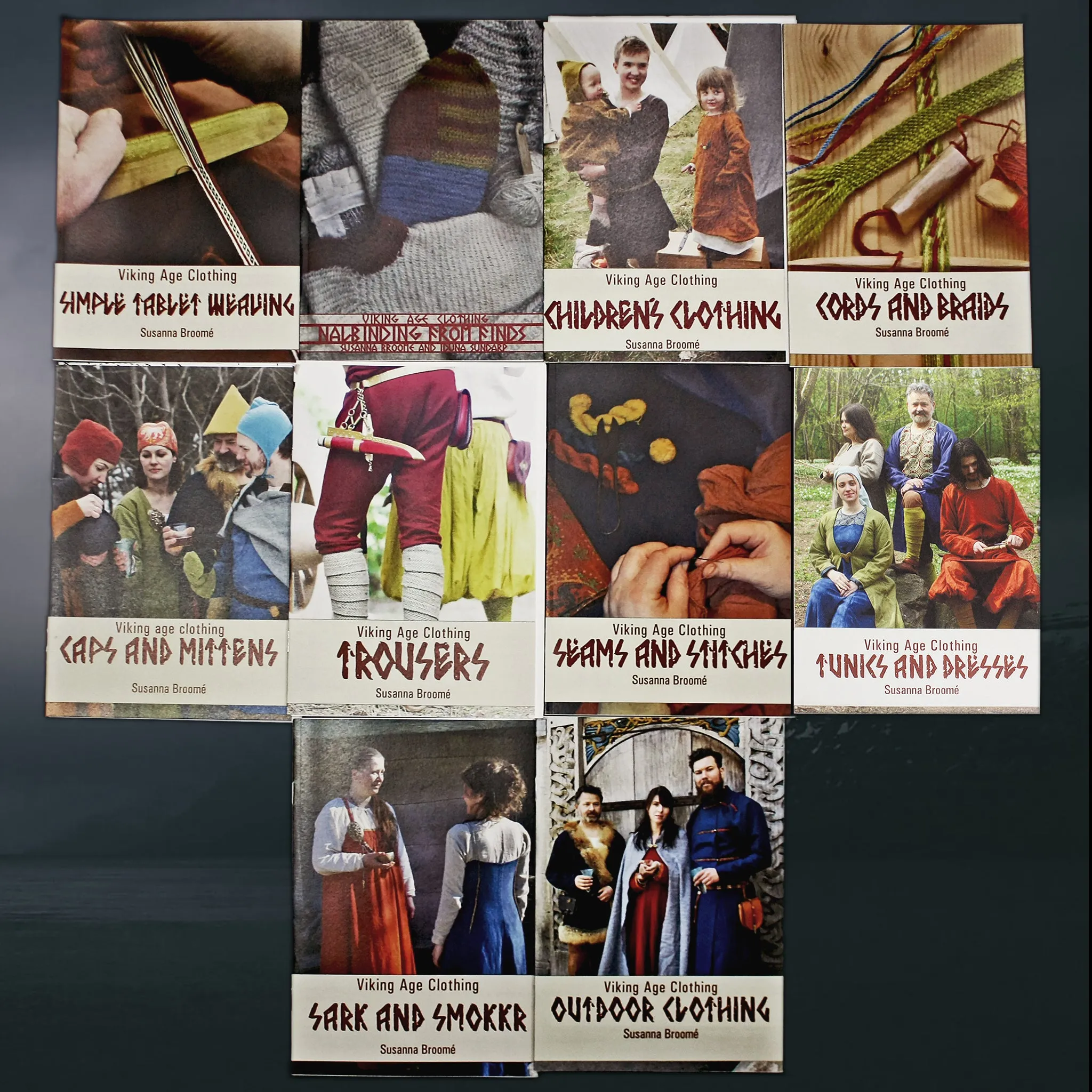 The Complete Set of 10 Viking Age Clothing Books