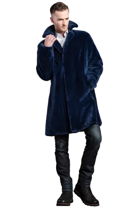 The Hans Men's Sheared Mink Fur Coat