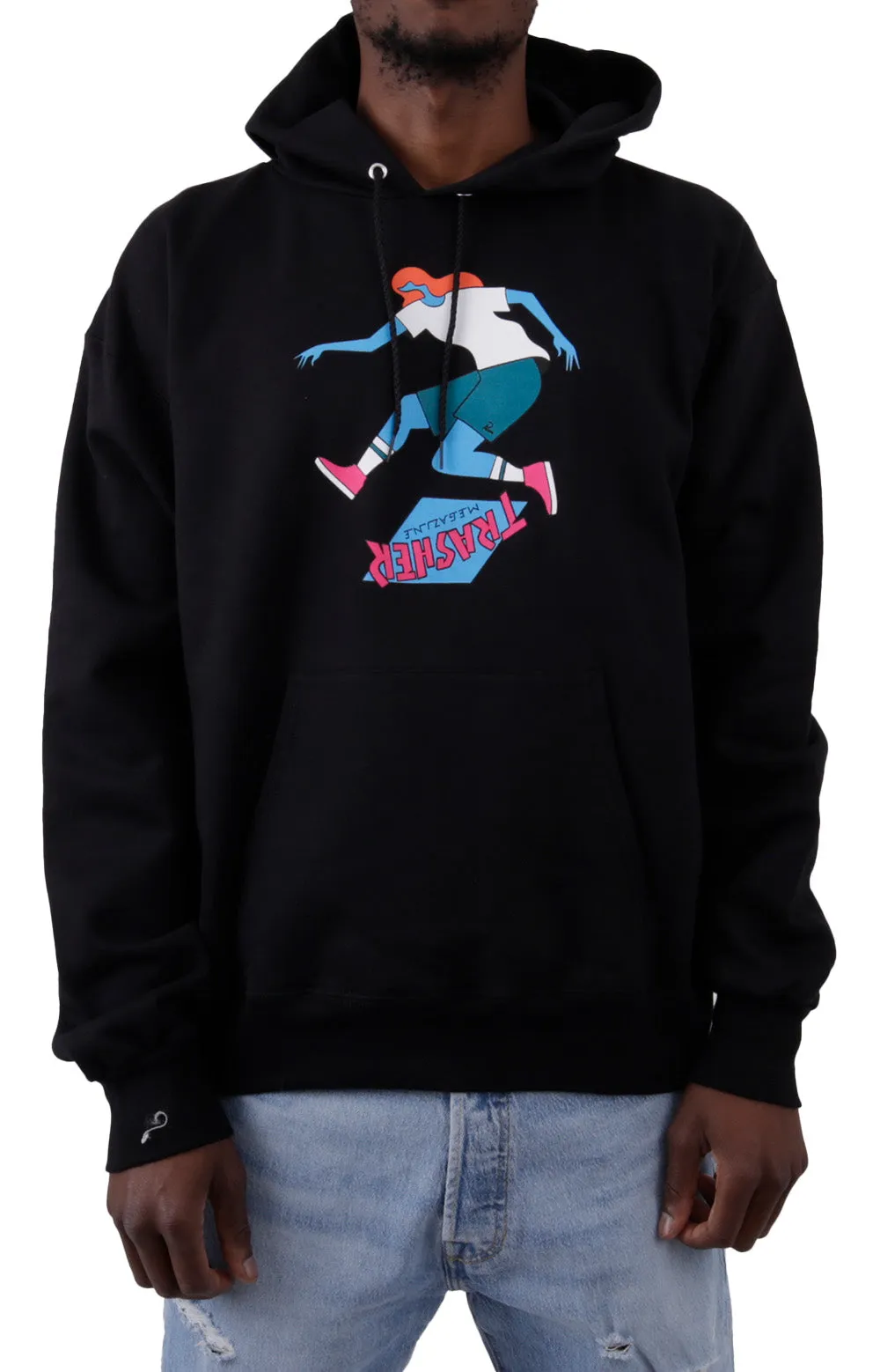 Thrasher Tre Graphic Hoodie - Black