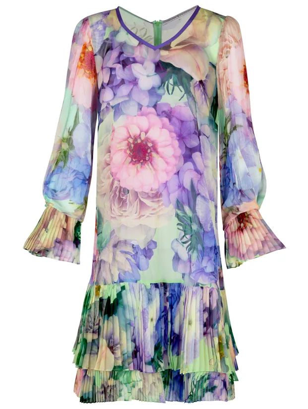 Trelise Cooper Pleat Me Later Tunic- Pastel Floral