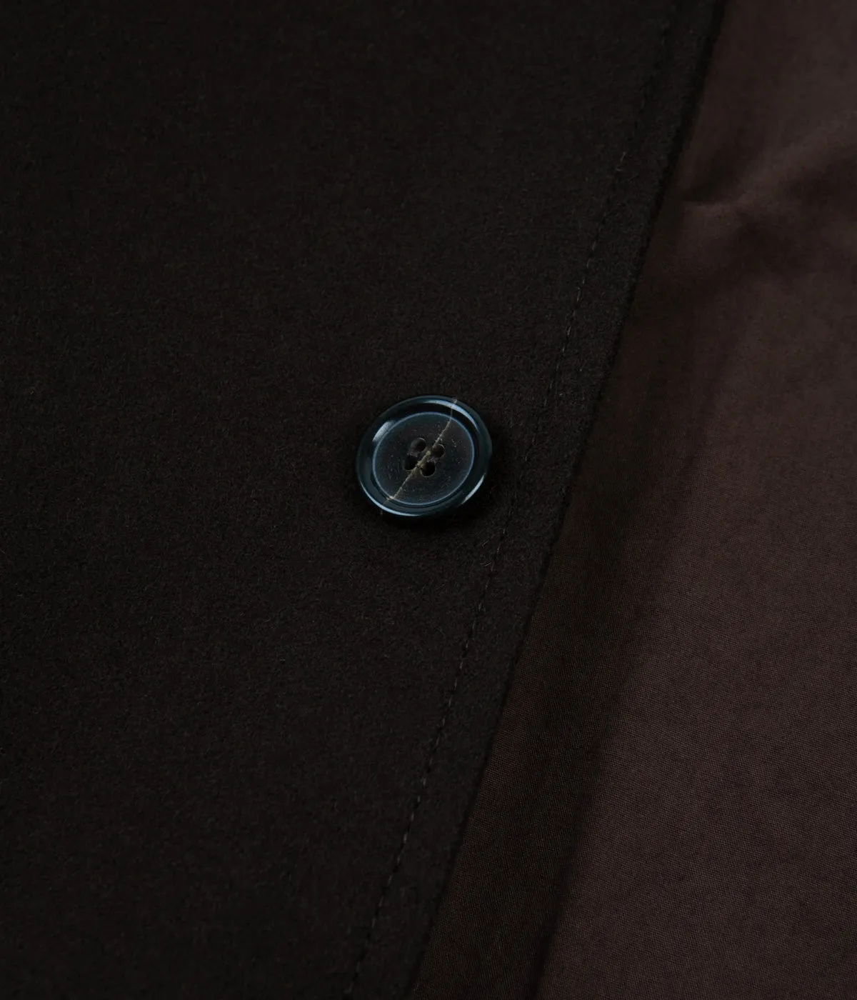 Universal Works Melton Overcoat - Chocolate