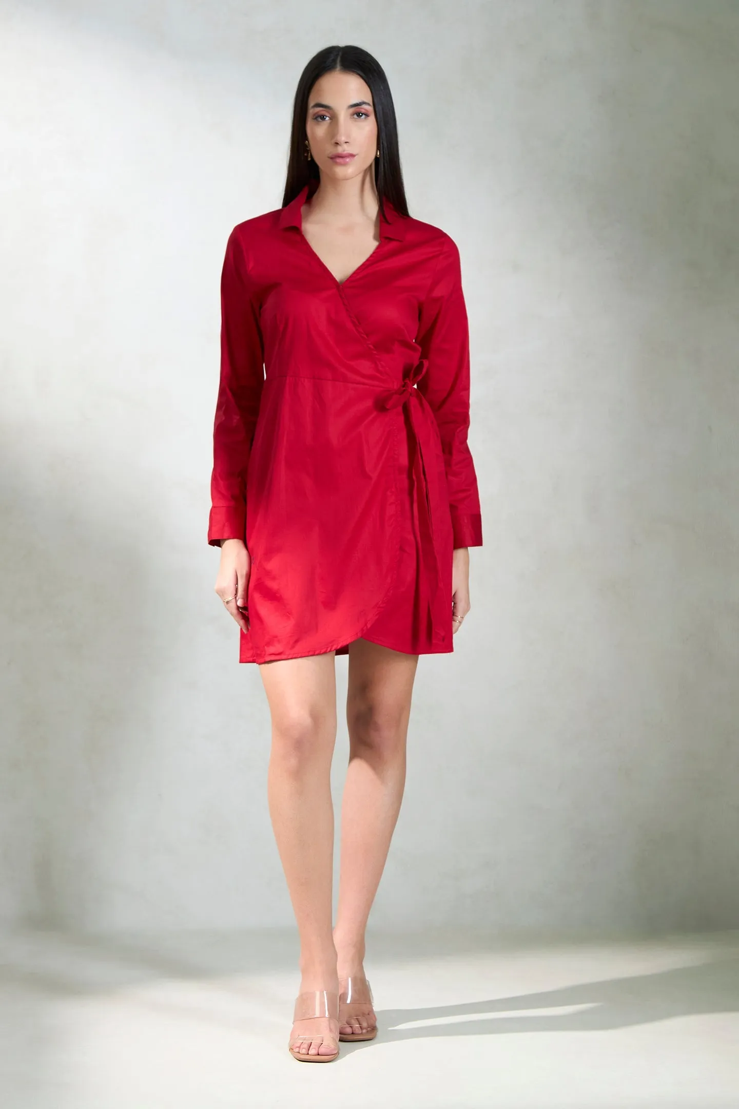 Viha|Wrap Cotton Dress