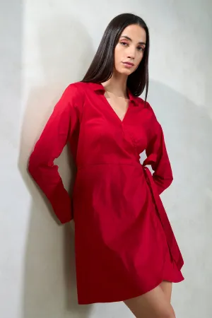 Viha|Wrap Cotton Dress