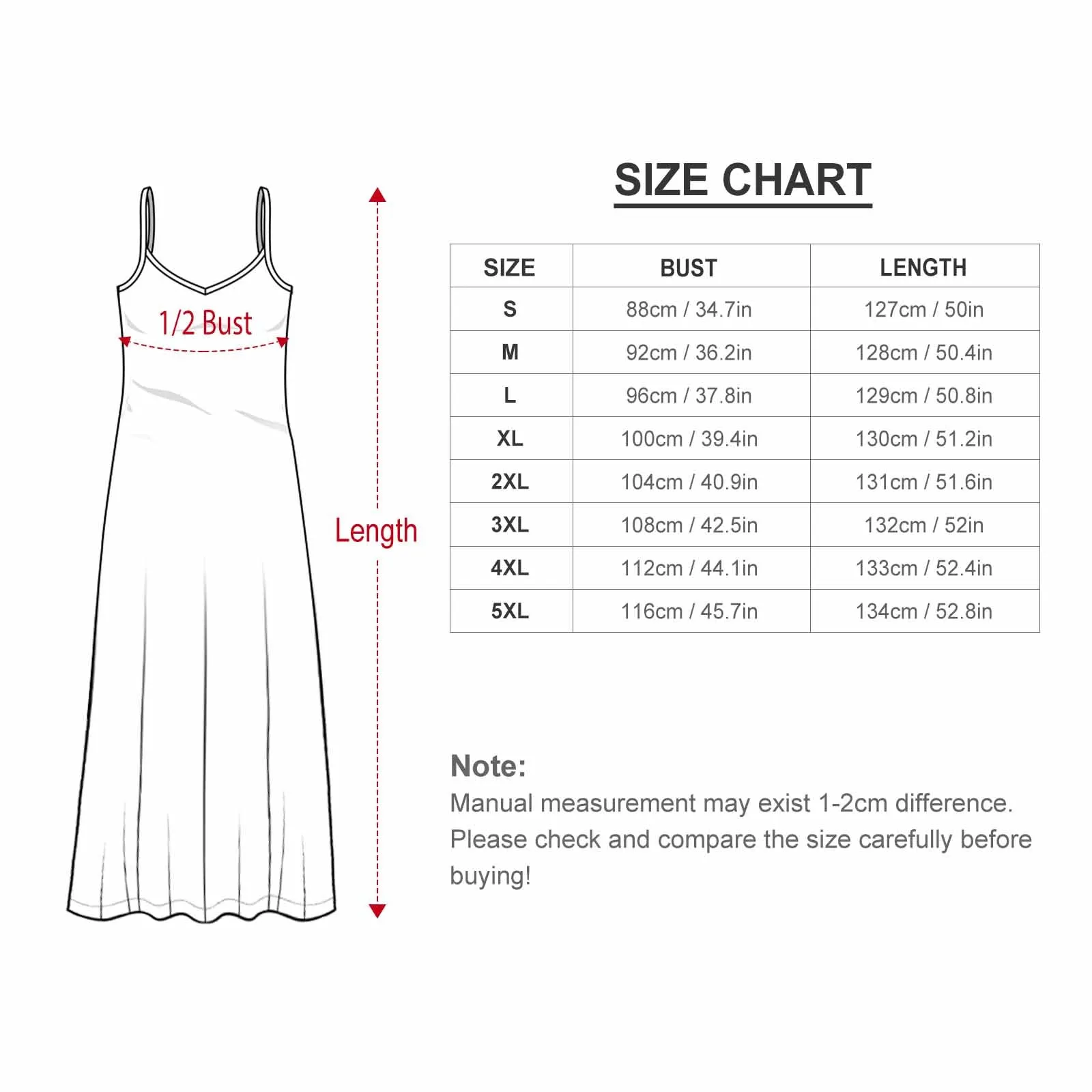 Villains Women's Summer Slip Long Dress