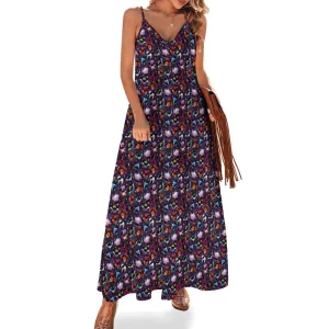 Villains Women's Summer Slip Long Dress