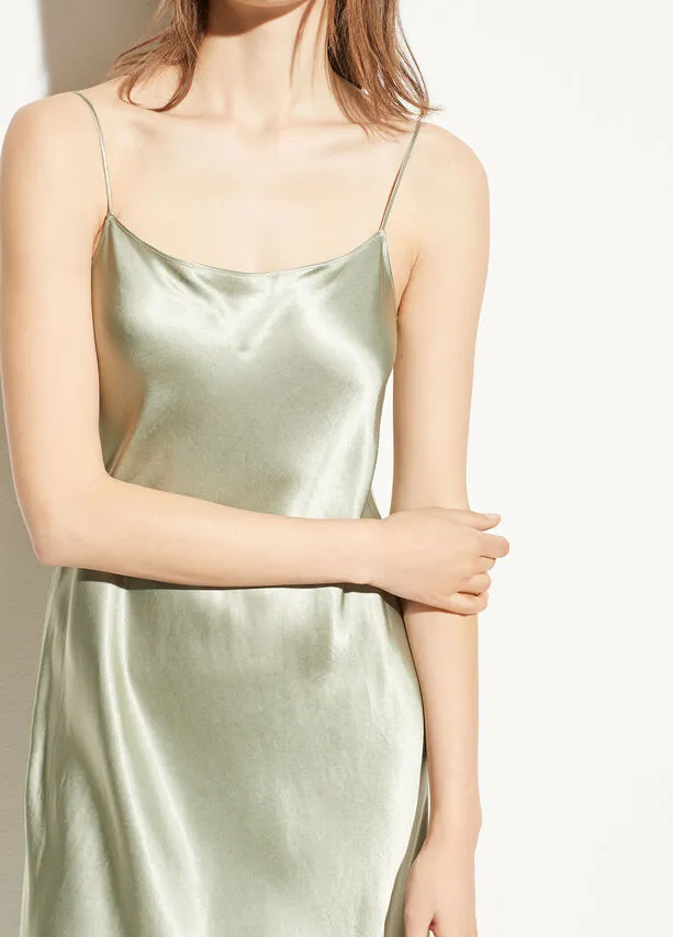 Vince - Slip Dress in Sage Flint