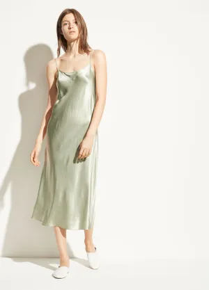 Vince - Slip Dress in Sage Flint