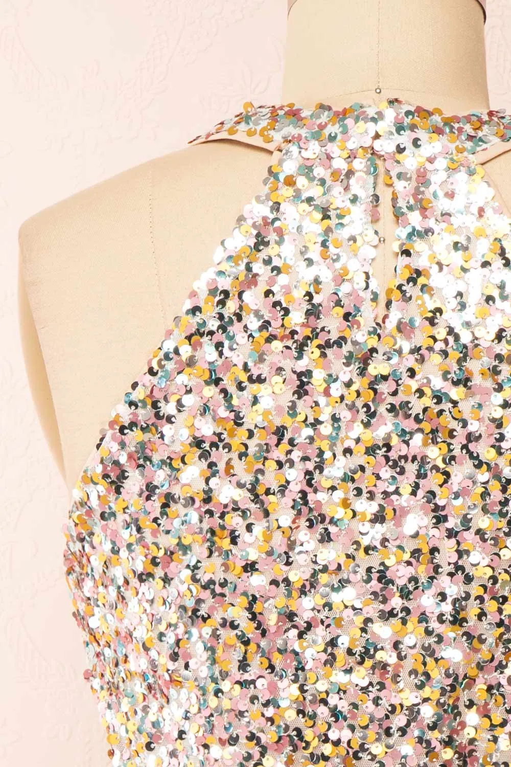 Vivenda | Pastel Sequin Sleeveless Top