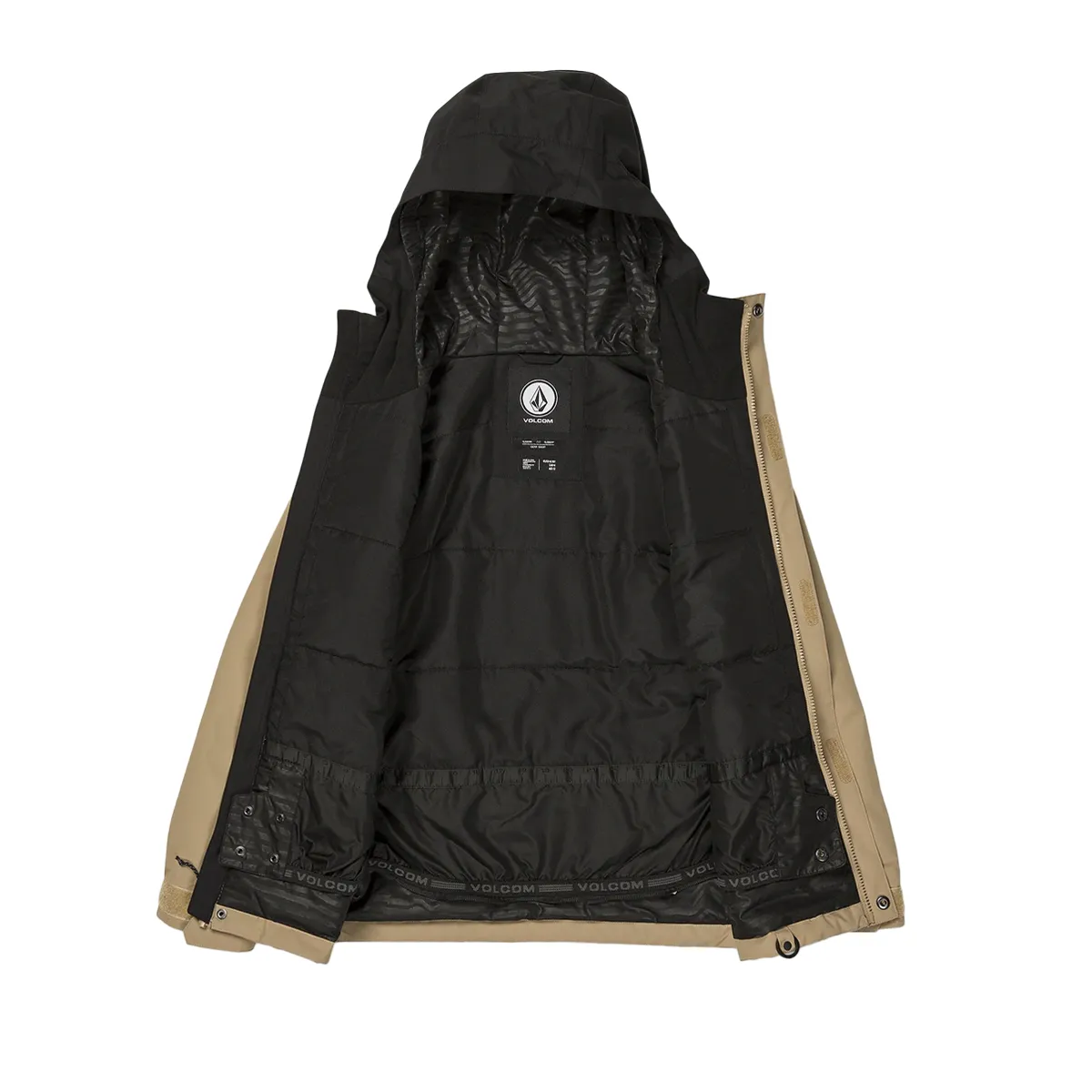 Volcom Youth Stone.91 Insulated Snow Jacket - Dark Khaki