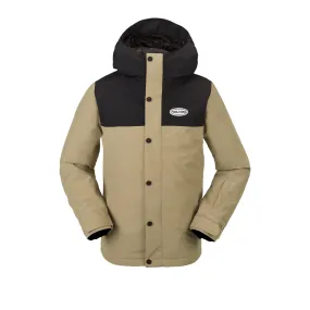 Volcom Youth Stone.91 Insulated Snow Jacket - Dark Khaki