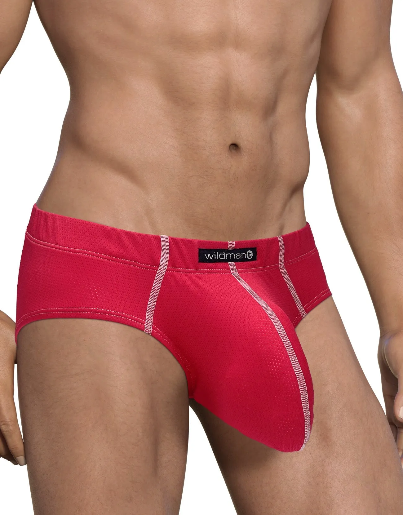 WildmanT Mesh Brief Red