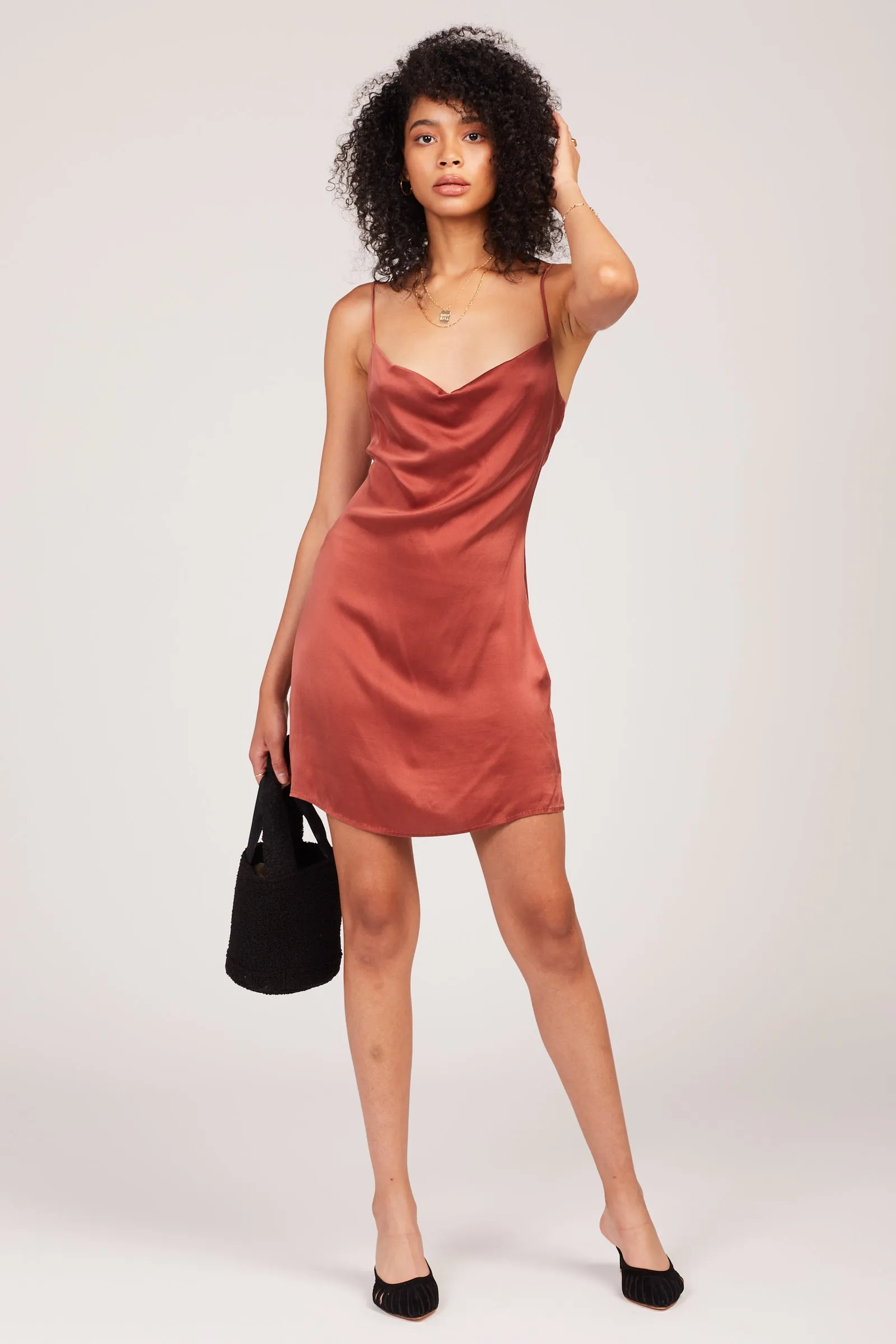 Wine Altavista Slip Dress