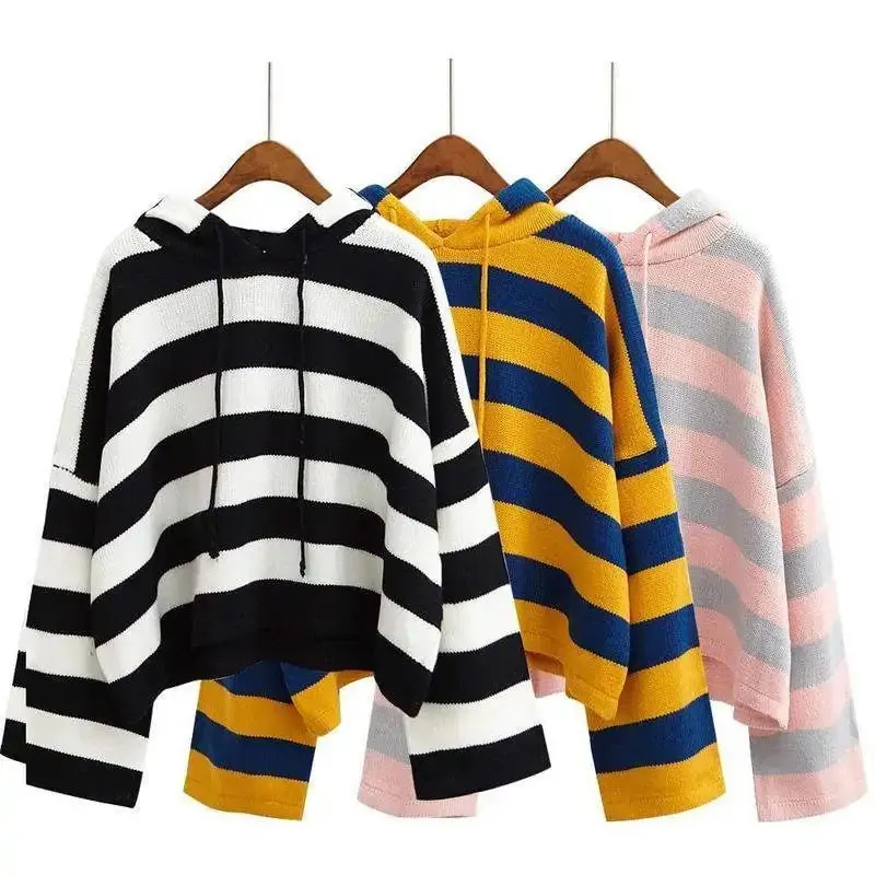 Winter Oversized Striped Sweater