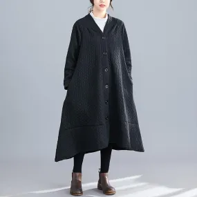 Women Plus Size Winter Knitting Overcoat