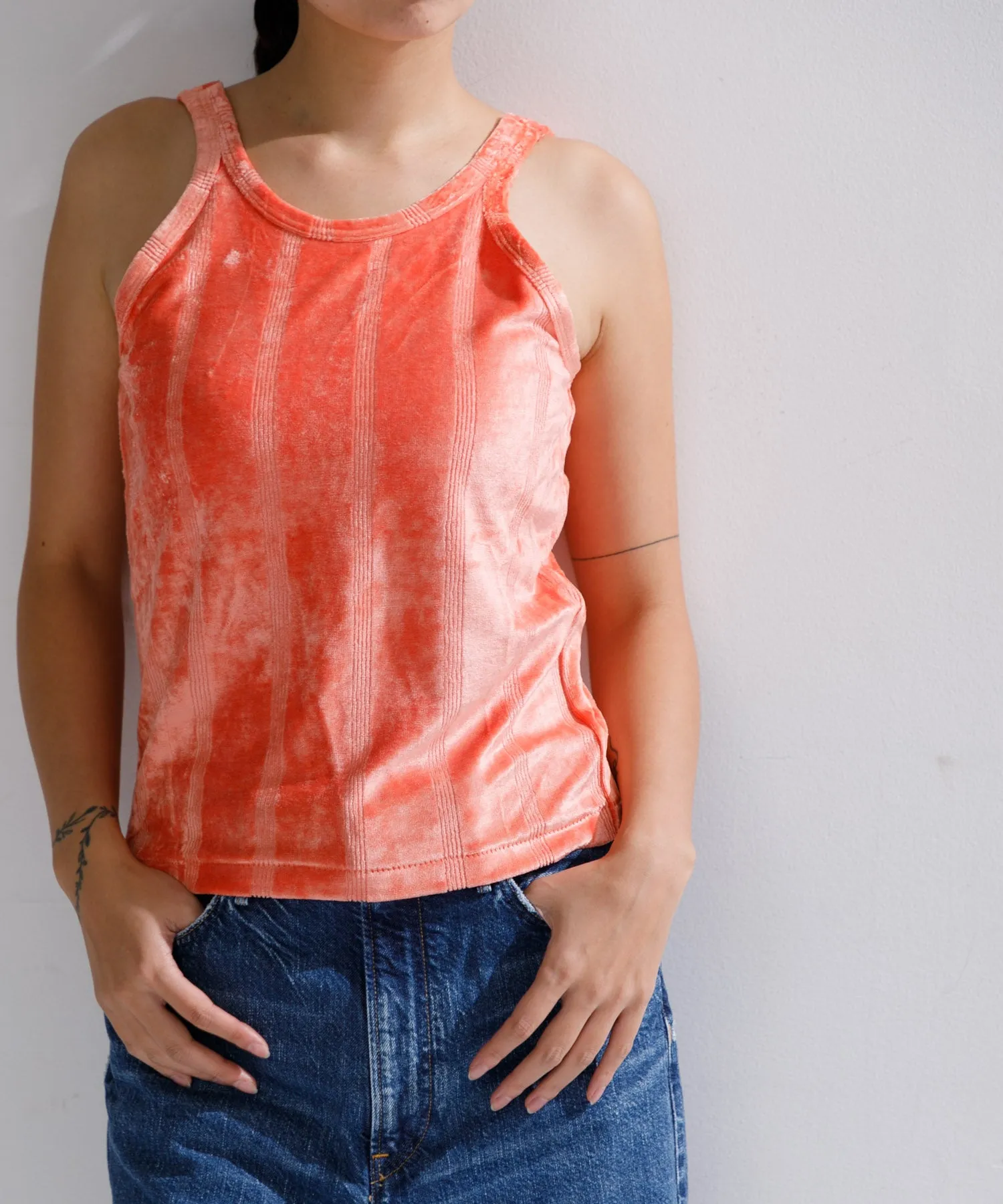 【WOMEN】Robert P’miller Velor Prib Cup Tank