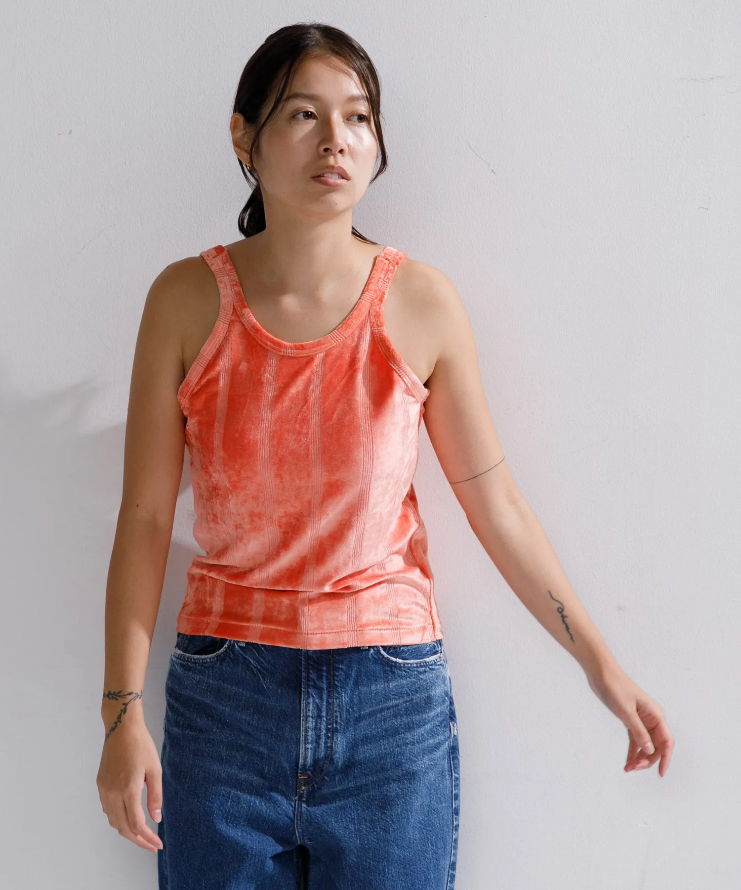 【WOMEN】Robert P’miller Velor Prib Cup Tank