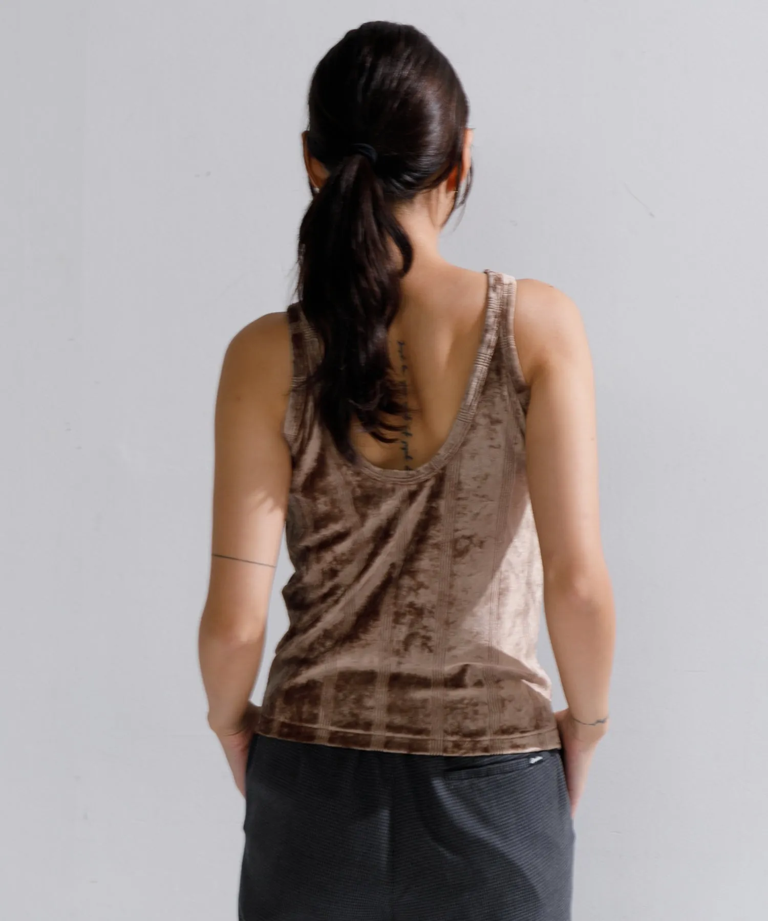 【WOMEN】Robert P’miller Velor Prib Cup Tank