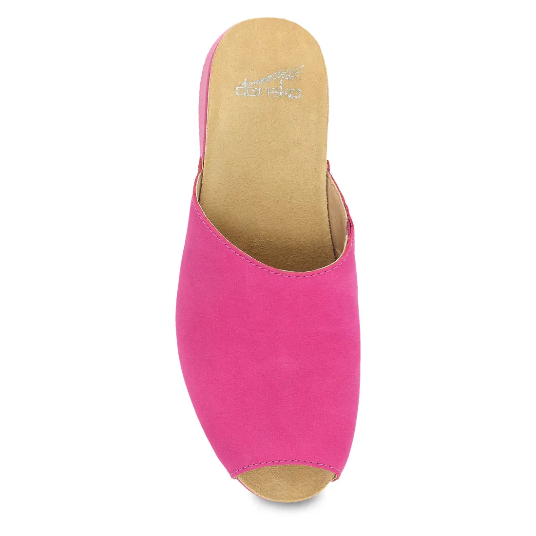 Women's Dansko Ravyn Sandal Color: Fuchsia Milled Nubuck