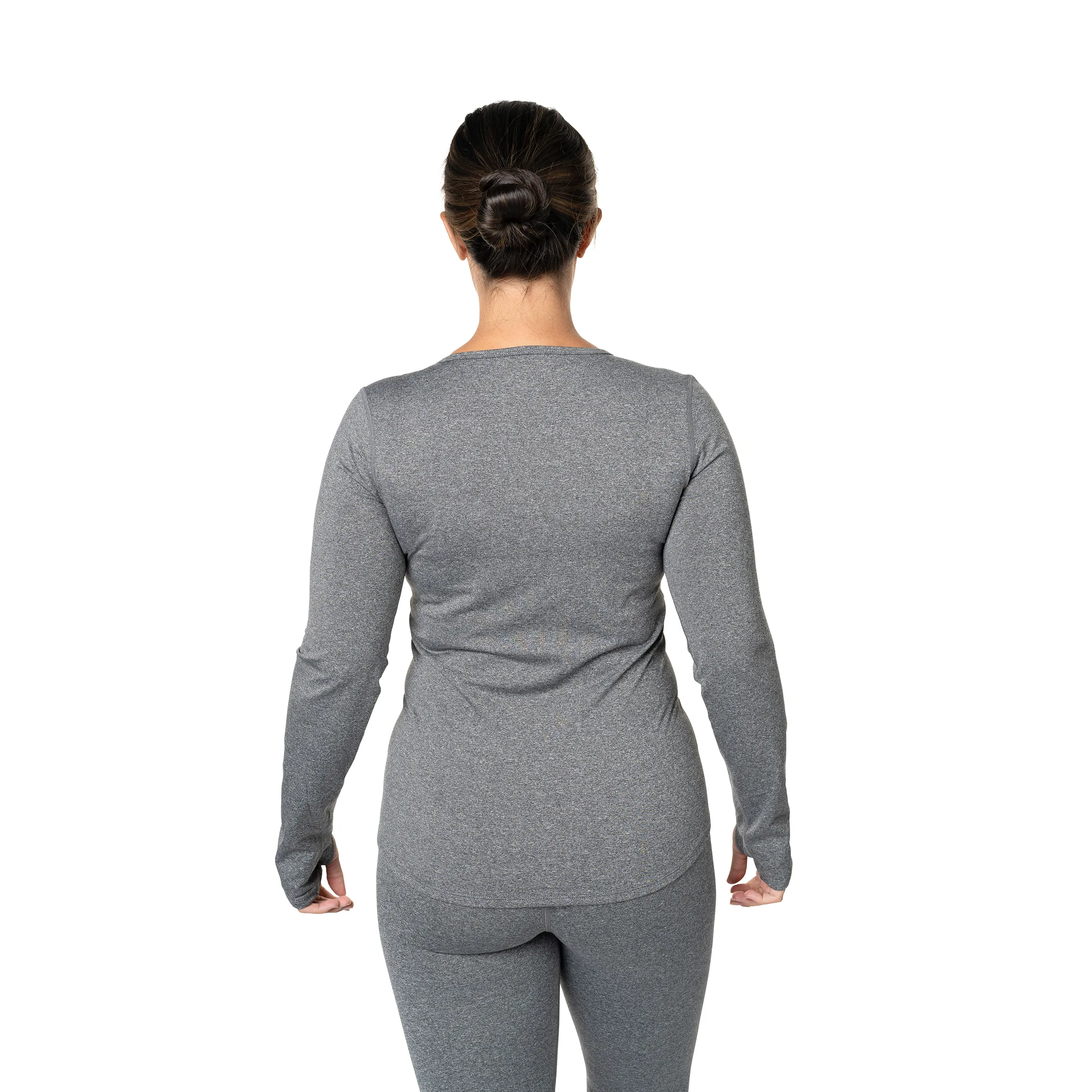 Women's Micro-Elite Chamois Crewneck - Granite