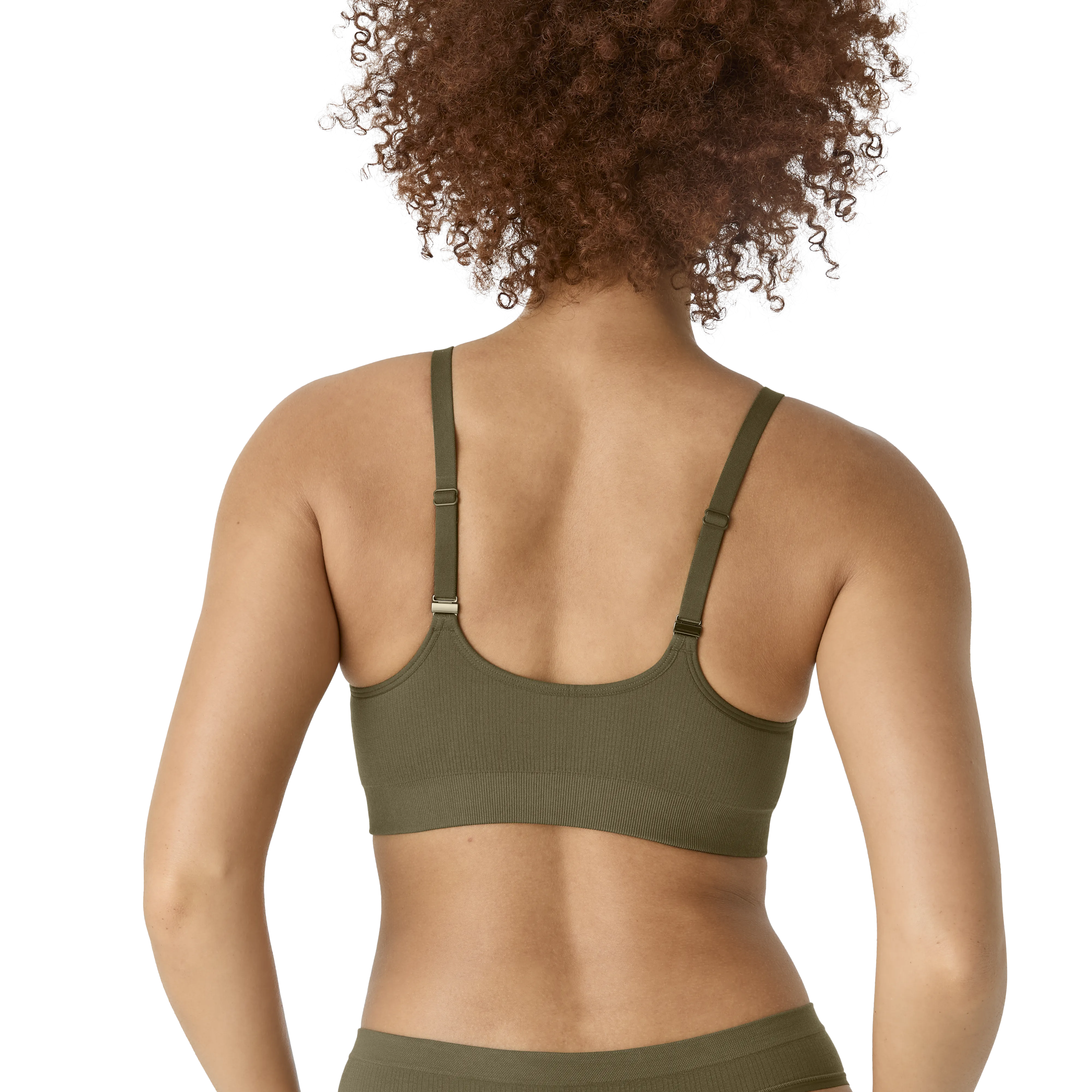 Women's Seamless Scoop Bralette   Thong