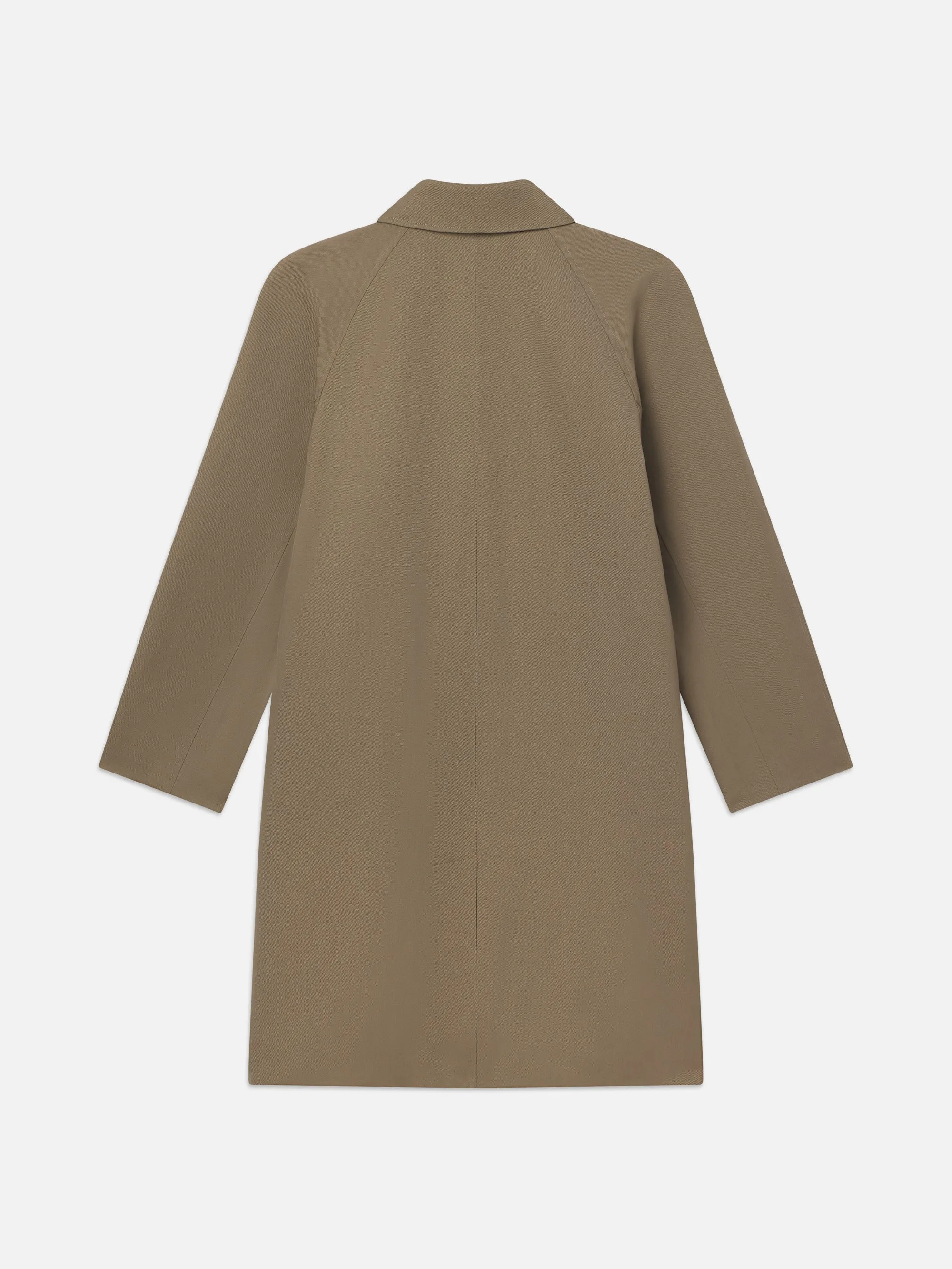 Wool Trench Coat -- Light Brown