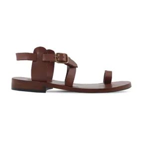 Zhizdra - Men's Reddish Brown Calf Leather Sandal