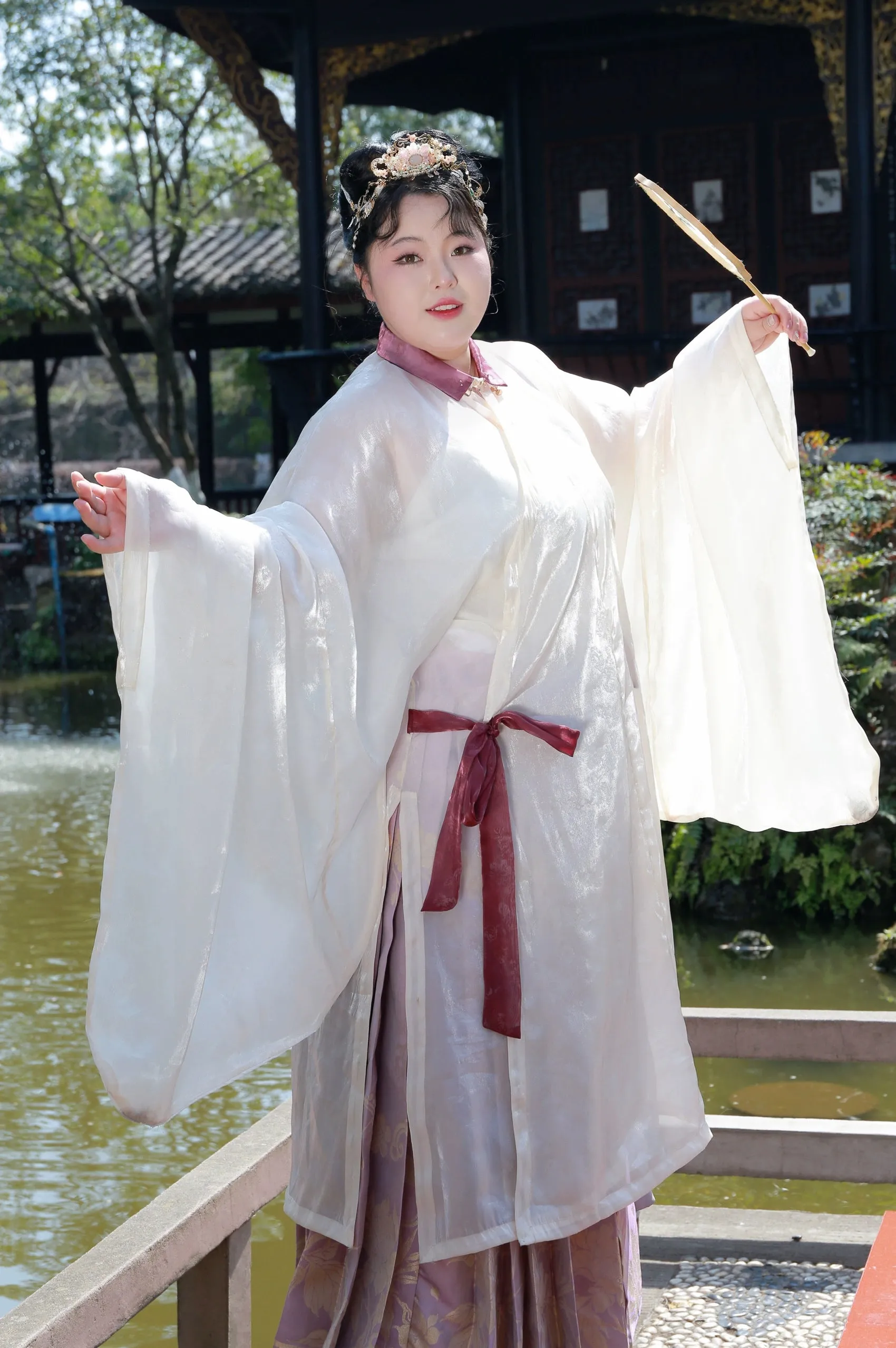 Ziluo 紫罗 Violet Late Ming Changshan Standing Collar Shirt