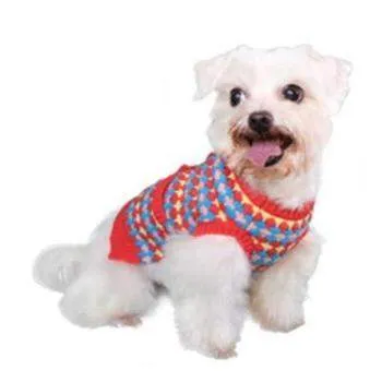 Zoe Dog Sweater - Orange